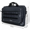 Тактична сумка для ноутбука 15-16' black (Cordura 1000D)